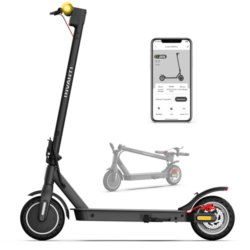 E30 Electric Scooter with Smart APP, 19.9 Miles Range & 18 MPH, 350W Motor, 8.5