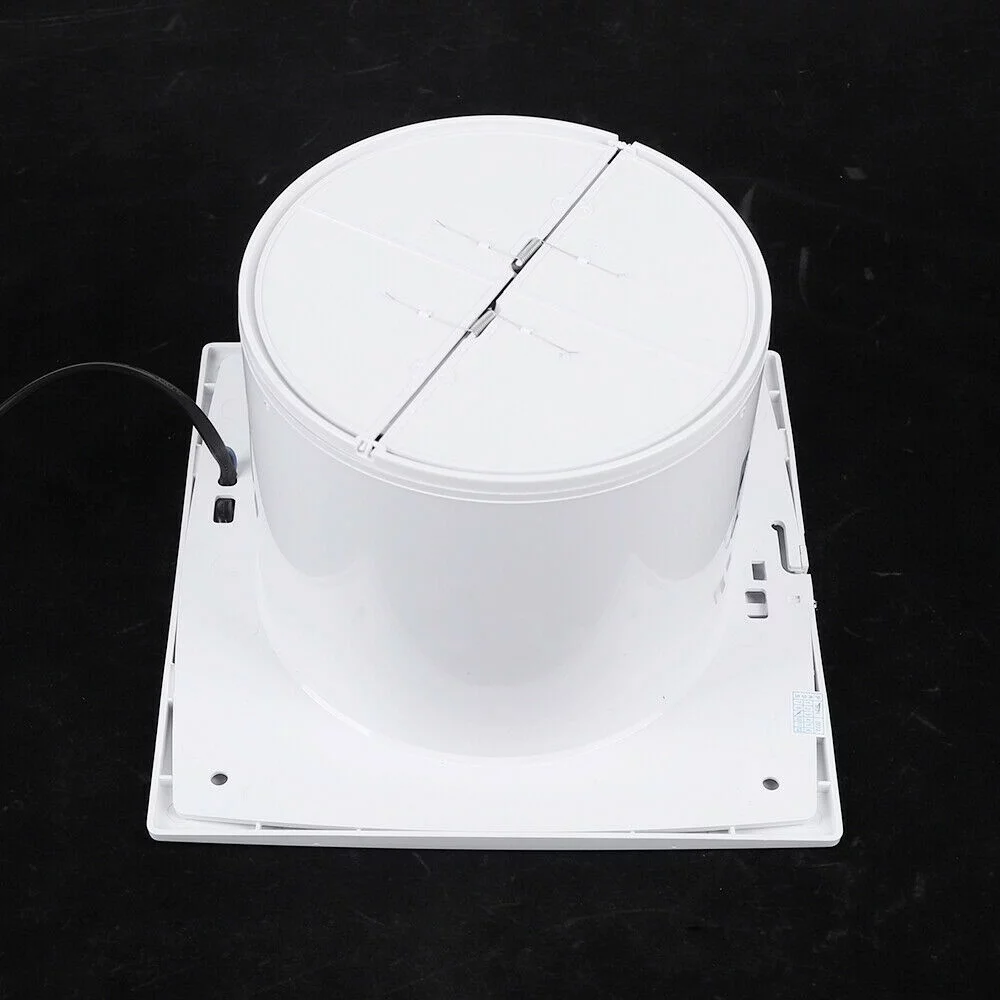 TFCFL Exhaust Fan Extractor Silent 6in Bathroom Ventilation Fan Ceiling and Wall Moun