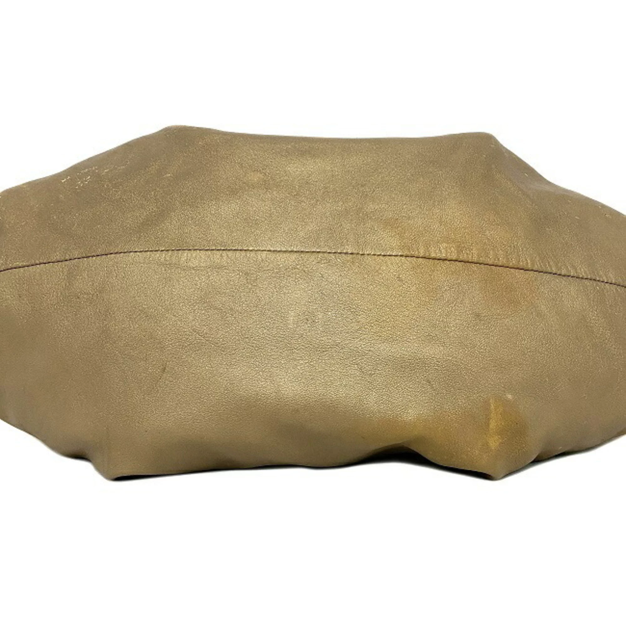 Pre-Owned Loewe Handbag Nappa Aire Gold Anagram Leather LOEWE Soft Ladies (Fair)