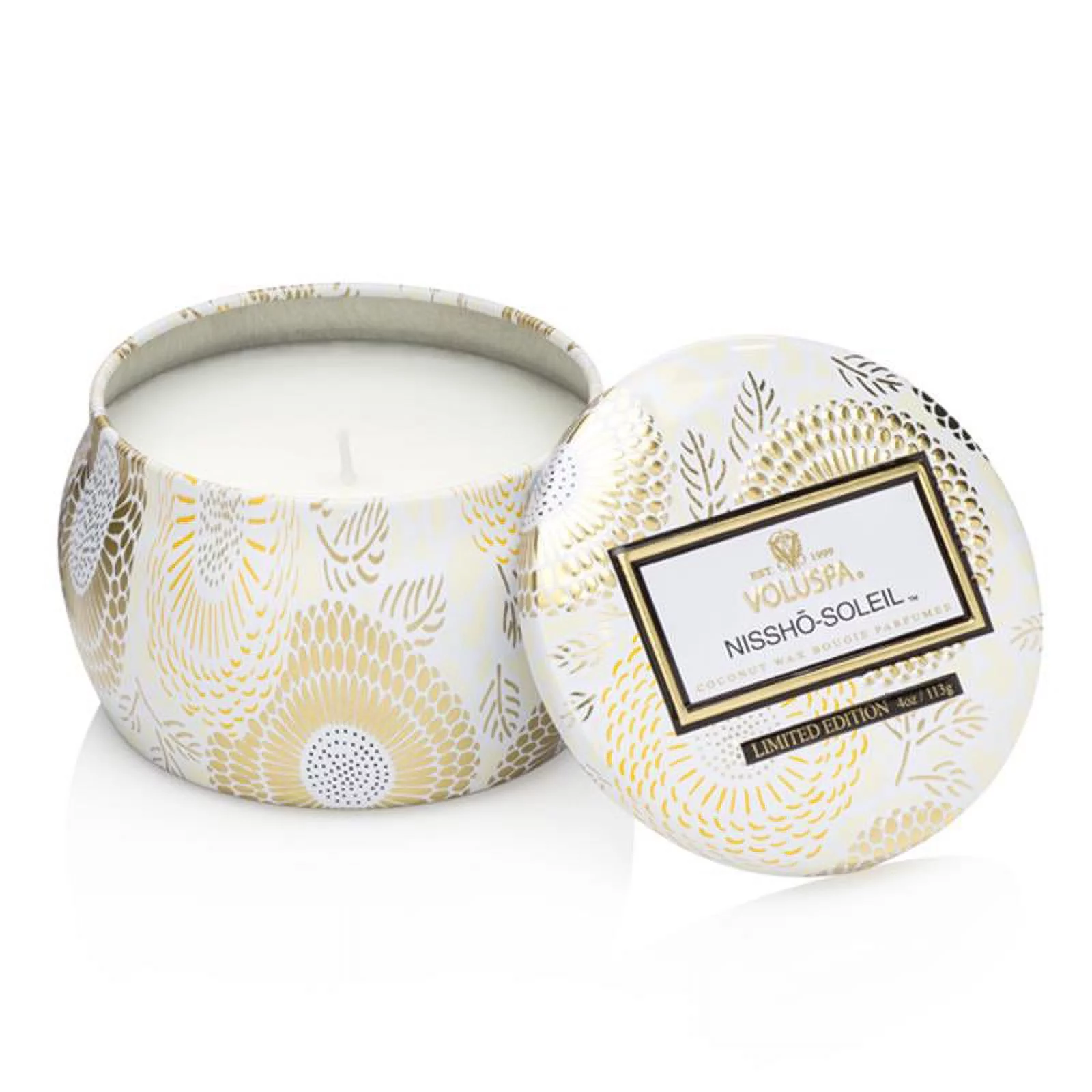 Nissho Soleil Limited Decorative Mini Tin Candle 4 oz