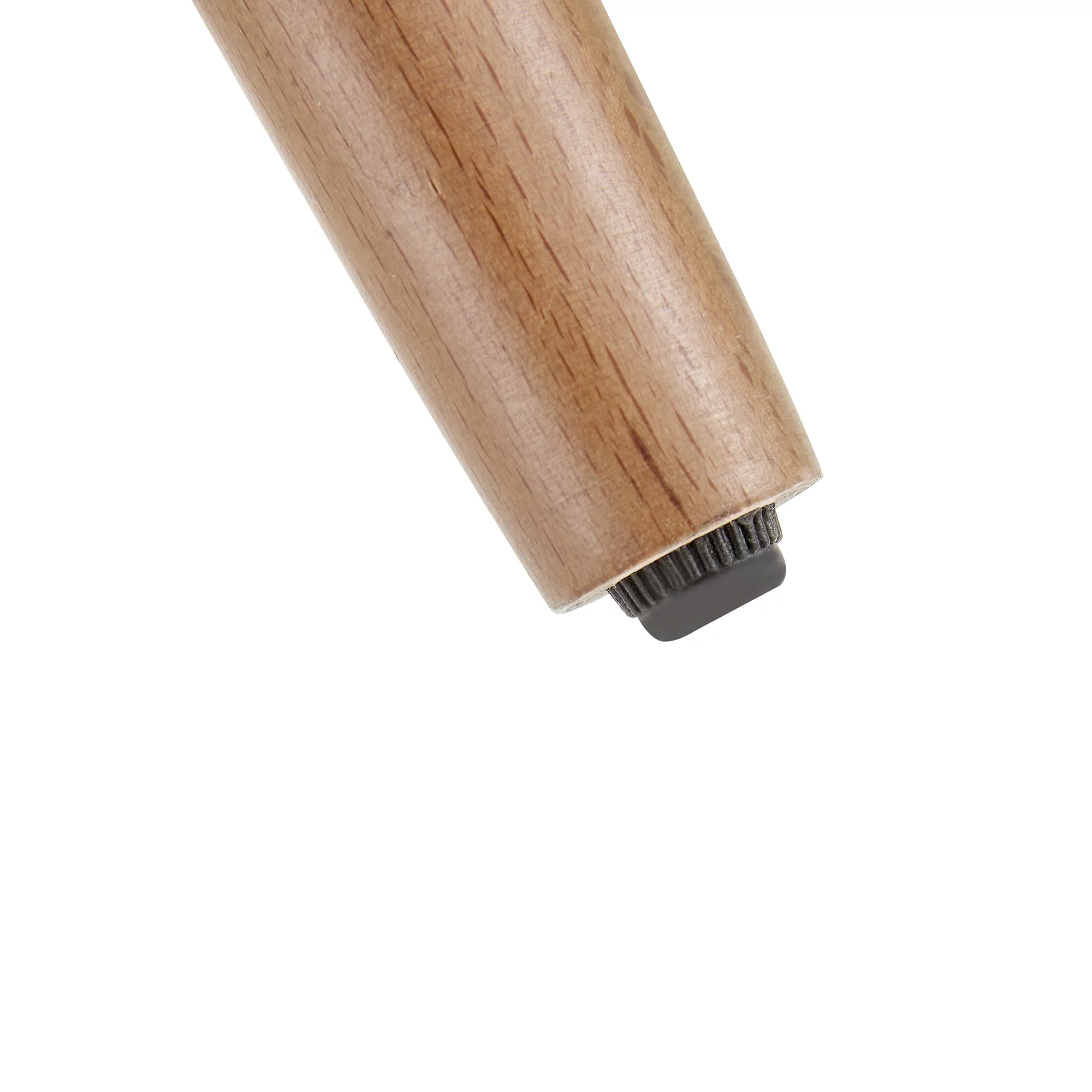 Black Oval glass coffee table, modern table in living room Oak wood leg tea table 3-layer glass table