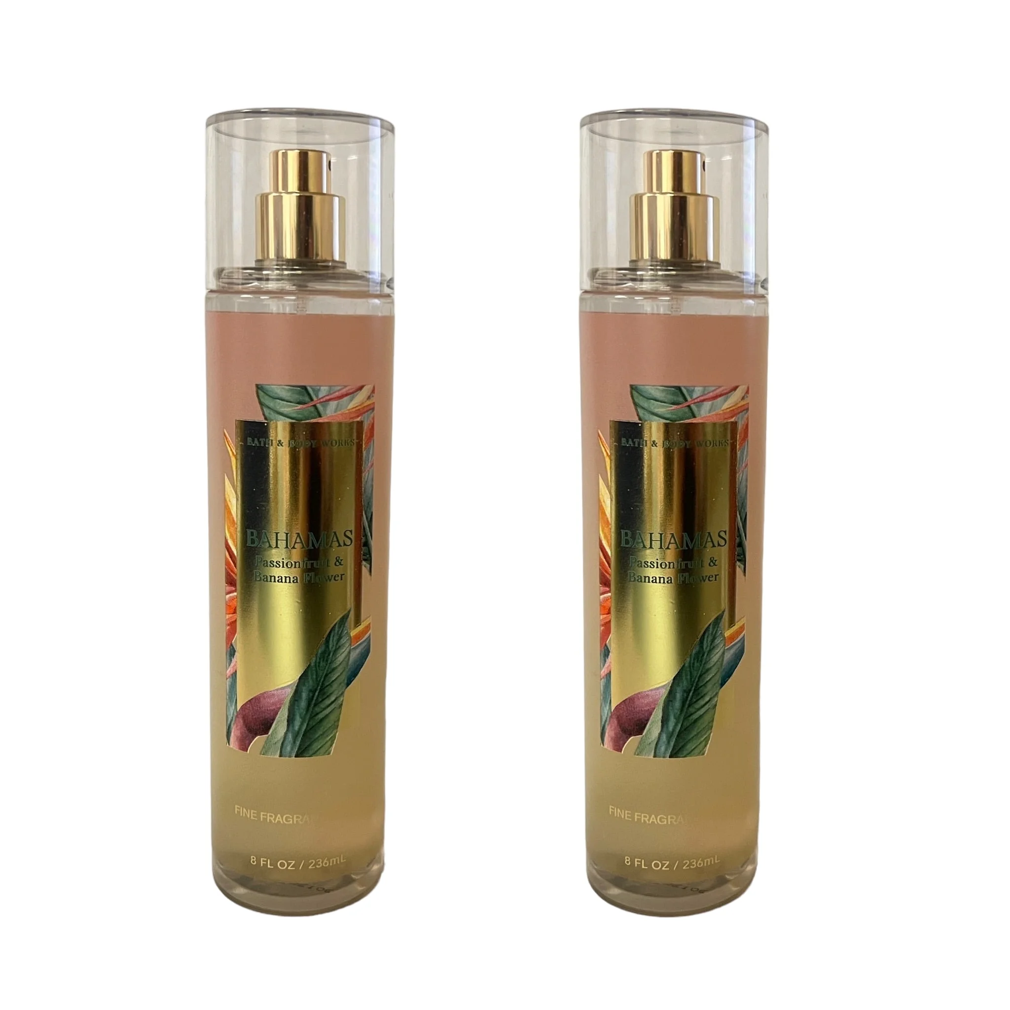 Bath and Body Works Bahamas Passionfruit & Banana Flower Fragrance Mist Set
