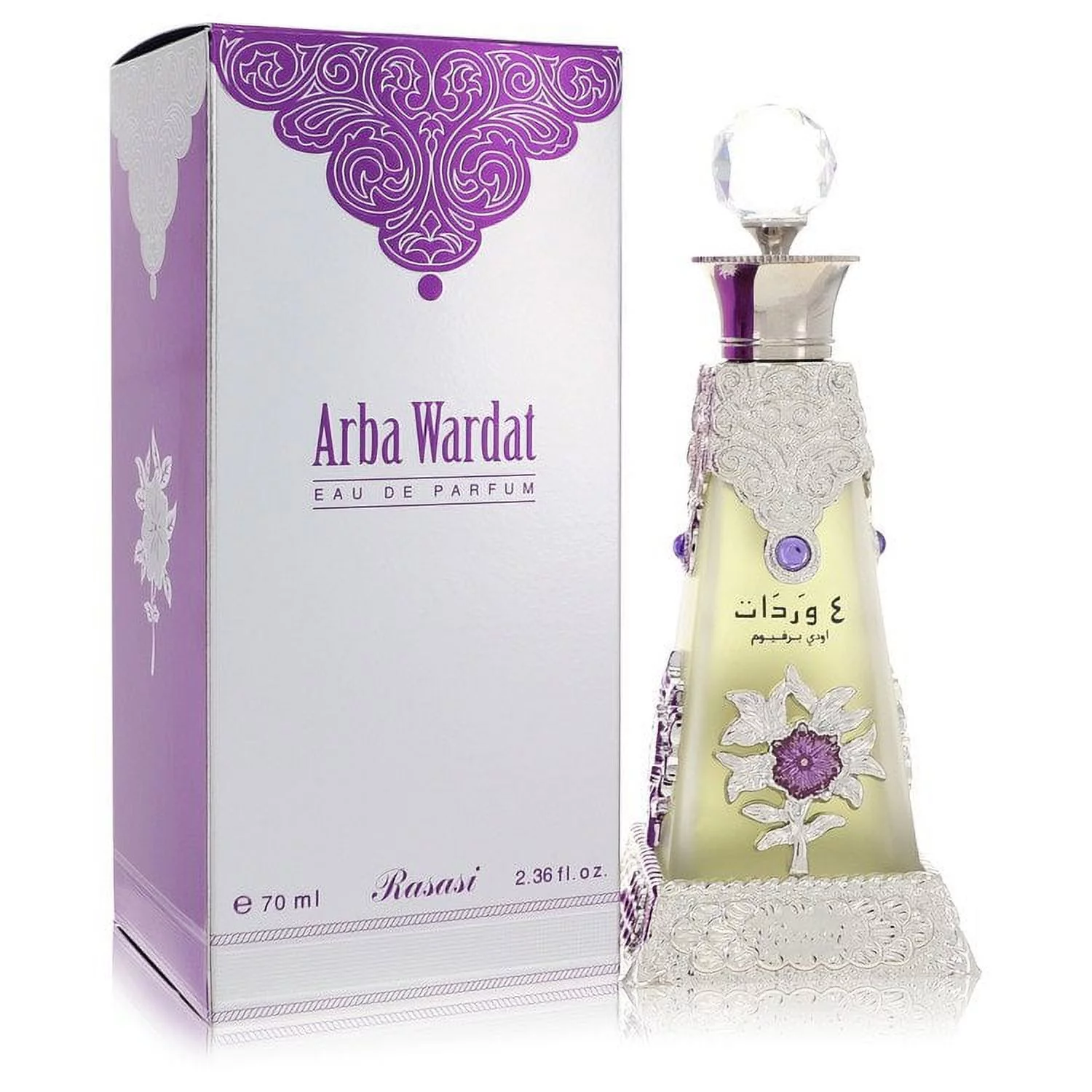 Rasasi Arba Wardat by Rasasi Eau De Parfum Spray 2.4 oz