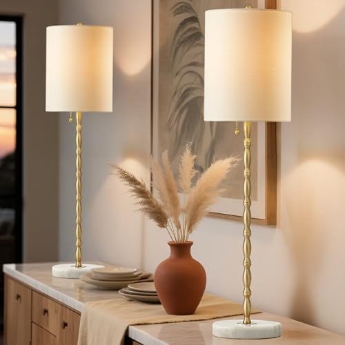 Buffet Lamps Set of 2, 28.5