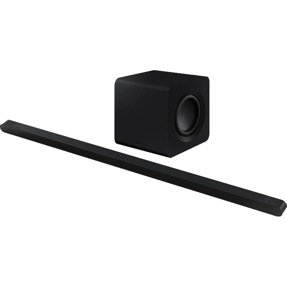 Open Box Samsung HW-S800B/ZA 3.2.1ch Soundbar with Wireless Dolby Atmos DTS Virtual:X, Ultra Slim Design, Q Symphony, SpaceFit Sound, Airplay 2, Game Pro Mode, Alexa Built-in, 2022, Black