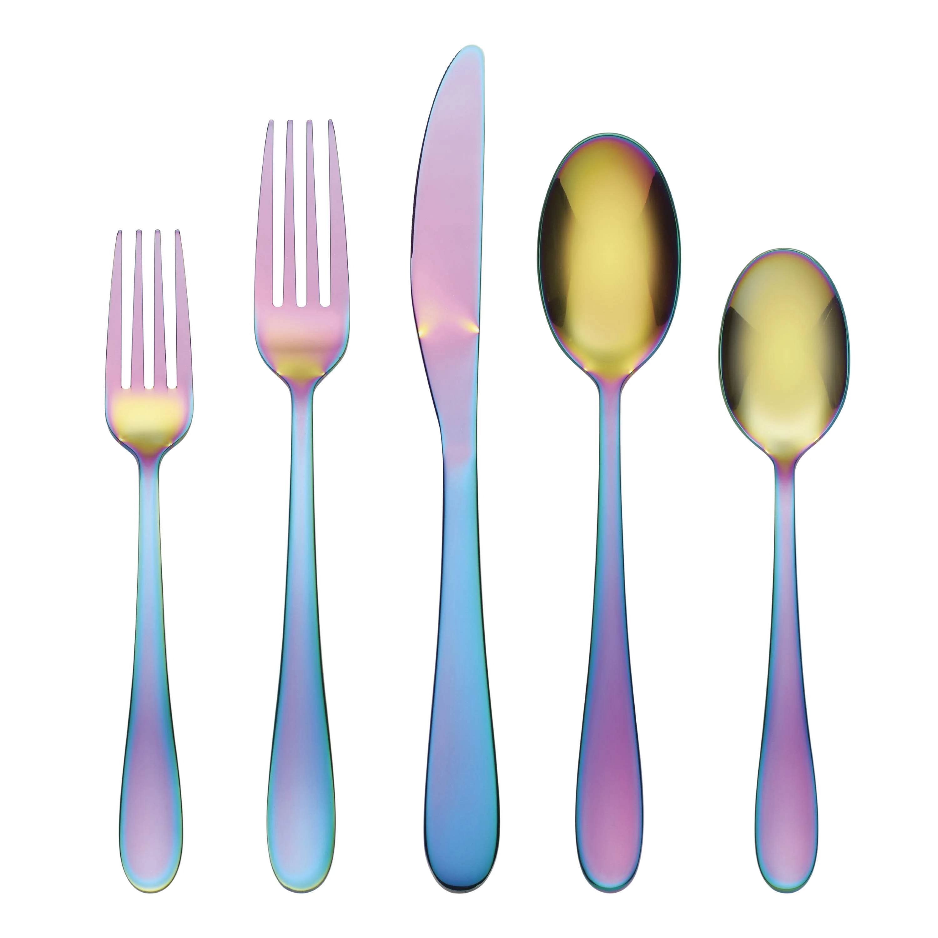 Cambridge Byram Rainbow 18/0 40 Piece Flatware Set, Service for 8