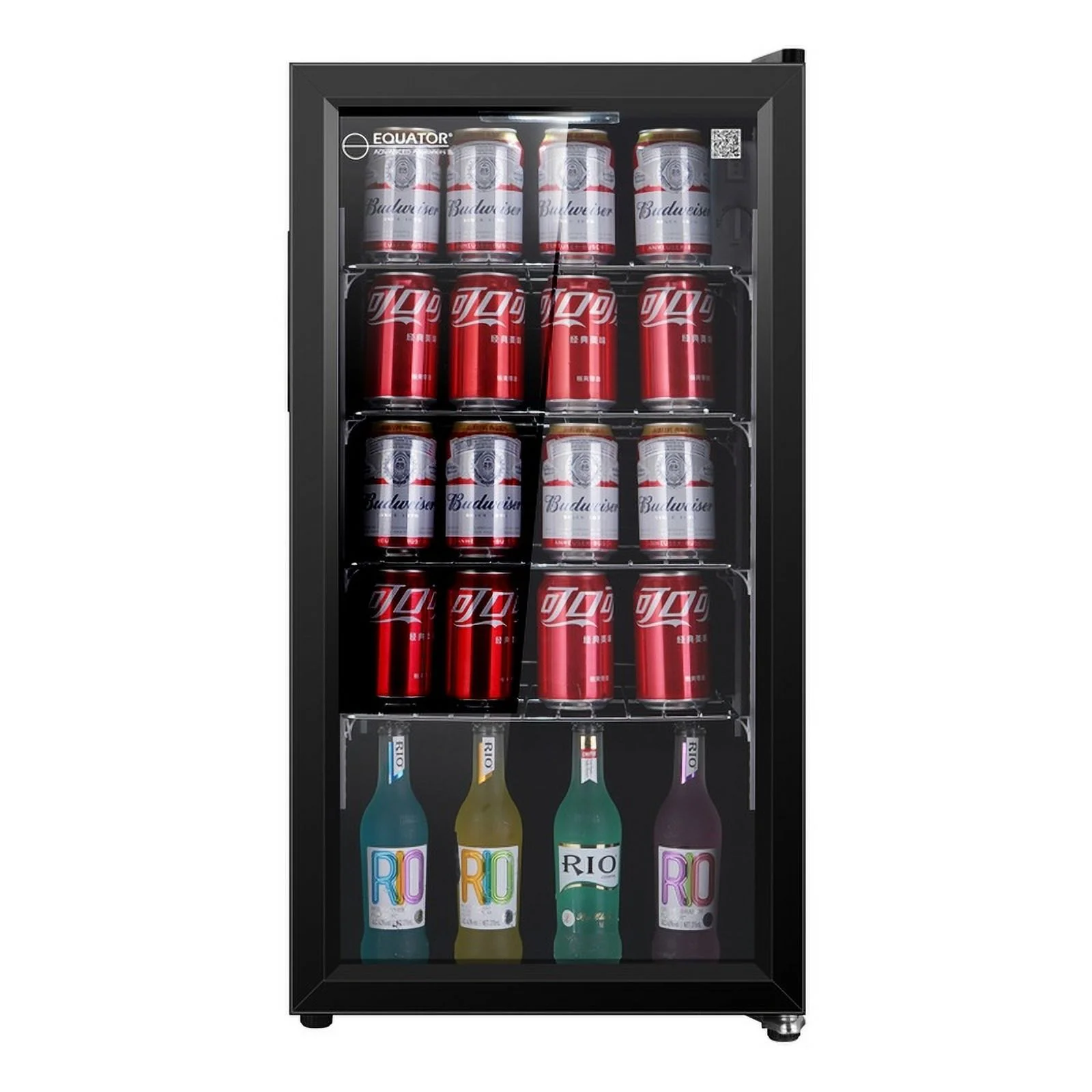 Equator Advanced Appliances  Equator 3.17 cu.ft. Black Beverage Refrigerator Single Temperature Zone