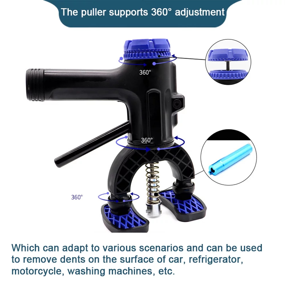 Arealer Car Dent Repairing Puller Lifter Tool 360° Adjustable Lacquerless Dent Removal Tool with 28 Glue Puller Tabs for Auto Dent Removal Mirror Dents Door Dings Hail Damage