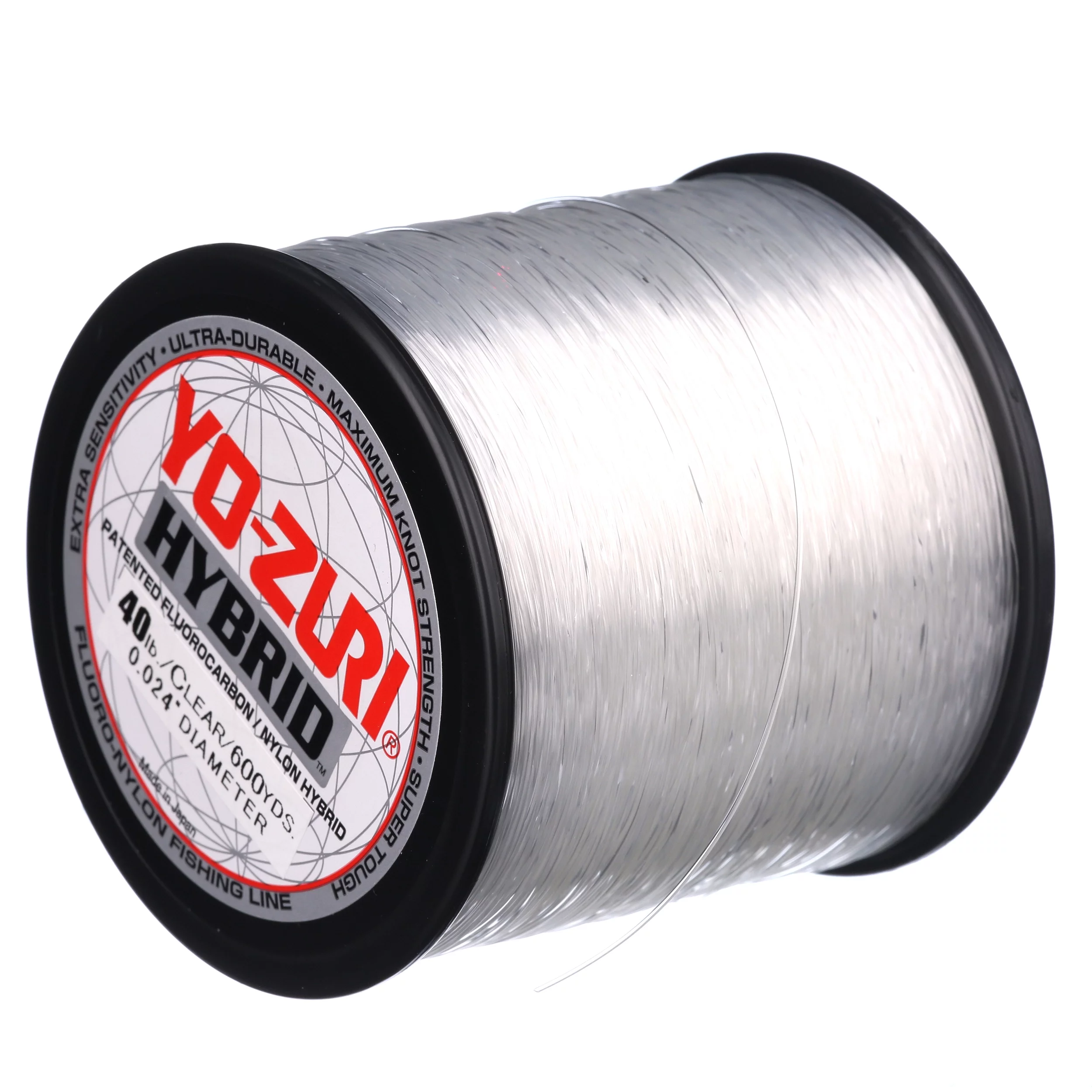 Yo-Zuri Hybrid 40lb 600yd Clear Fishing Line