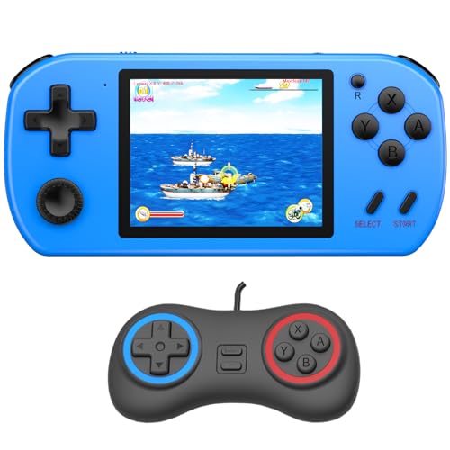 Great Boy Handheld Games for Kids Aldults with 270 Classic Retro Video Game 3.0'' Color Screen TV Output Rechargeable Arcade Gaming Player,Support 2 Players Gamepad Birthday Xmas Gift (Black)