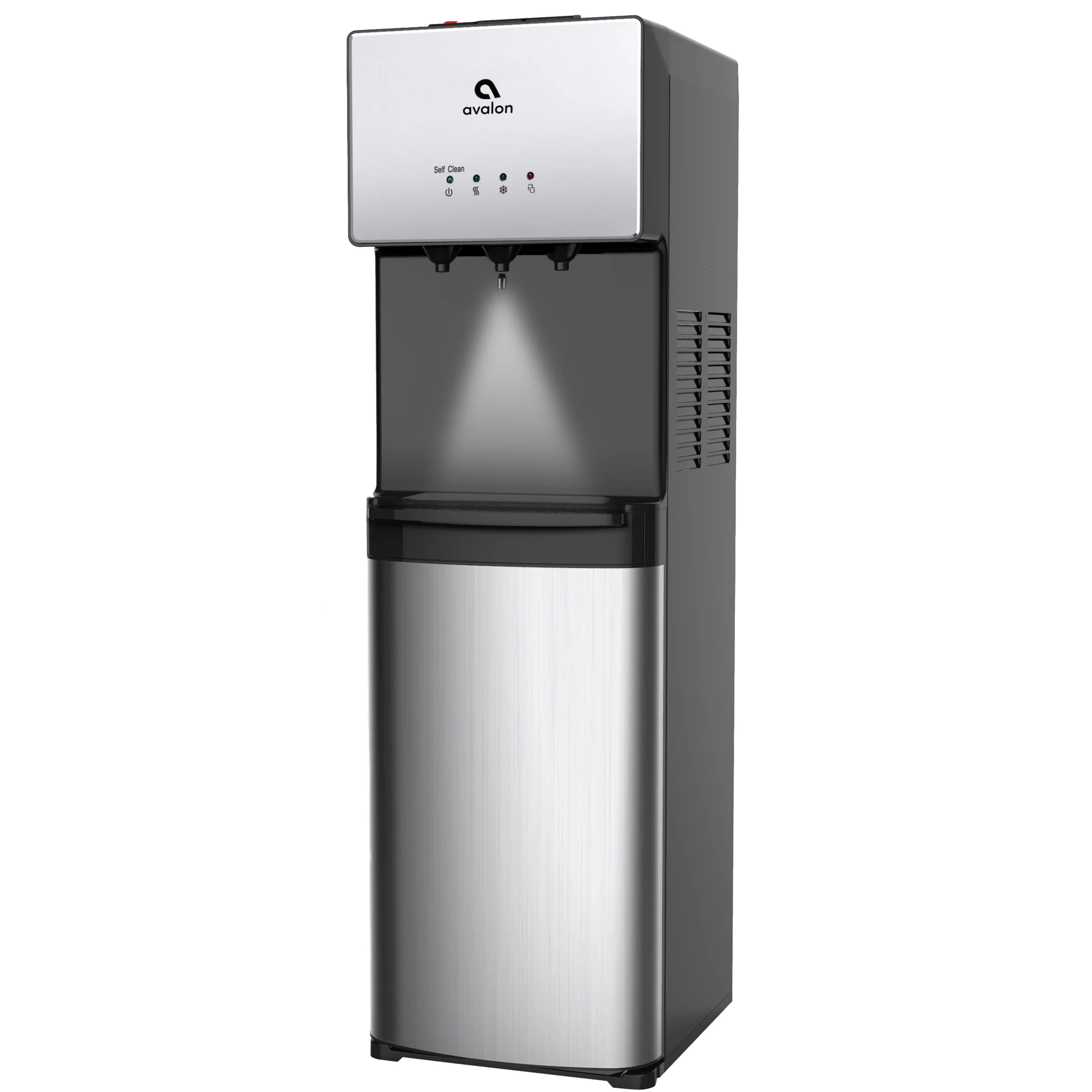 Avalon Self Clean Bottom Load Water Cooler 3 Temp NSF UL Energy Star, Stainless Steel