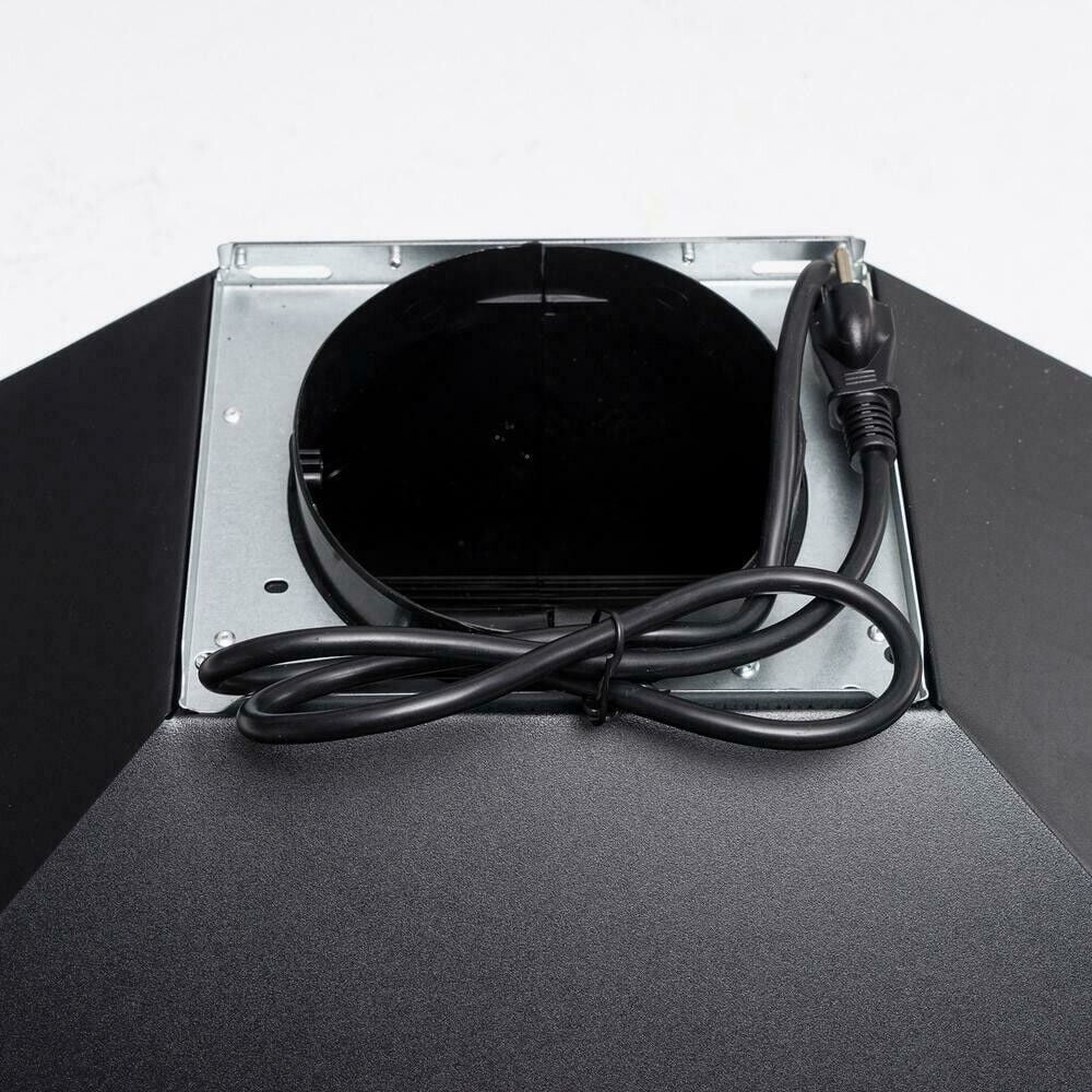 24 inch Wall Mounted Range Hood Kitchen Stove Vent Hood 450 CFM 3-Speed Fan