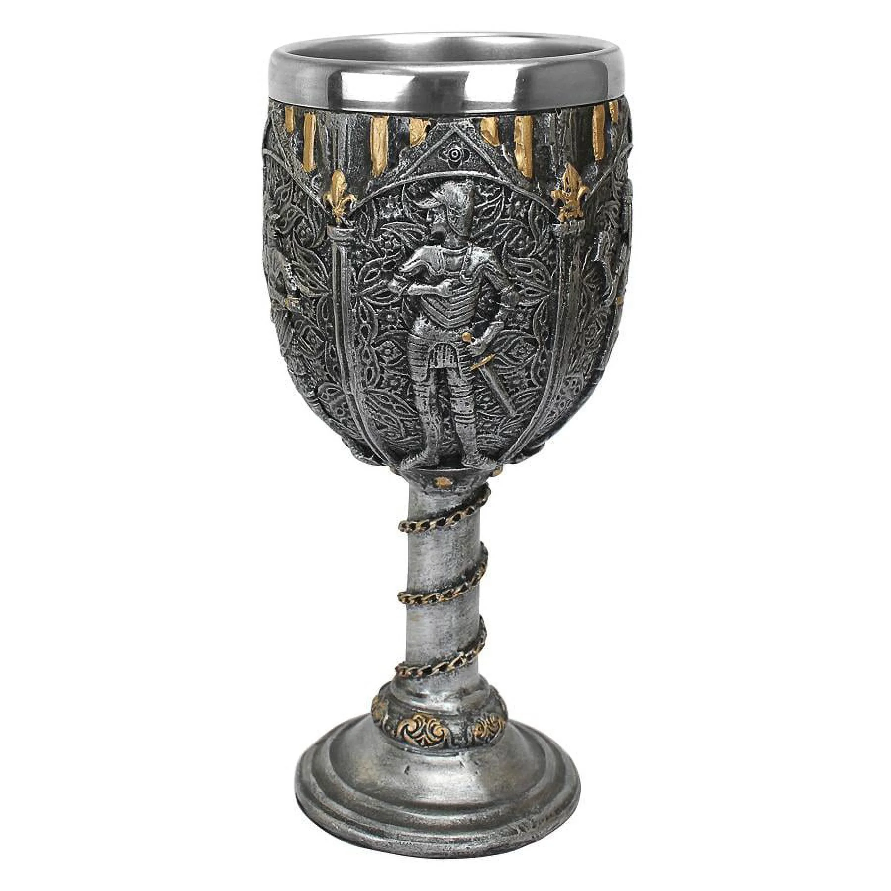 Design Toscano  Legion of the King's Knights Royal Gothic Goblet