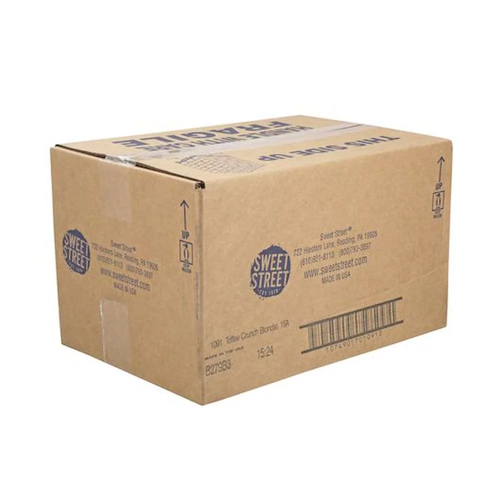 Sweet Street 16 Slice Blondie Toffee Crunch Dessert Bar, 1.41 Kilogram -- 4 per case