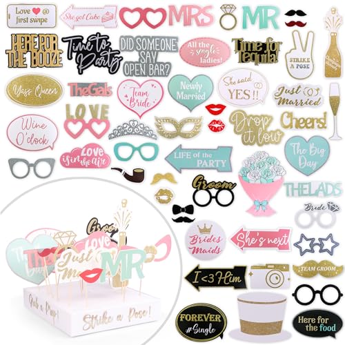 80 PCS Christmas Photo Booth Props Pre Assembled Funny Photo Props for Parties, Holiday Photobooth & Xmas Photoshoot Decorations Large Christmas Photo Booth Props | Big Pack, Big Fun for All Ages