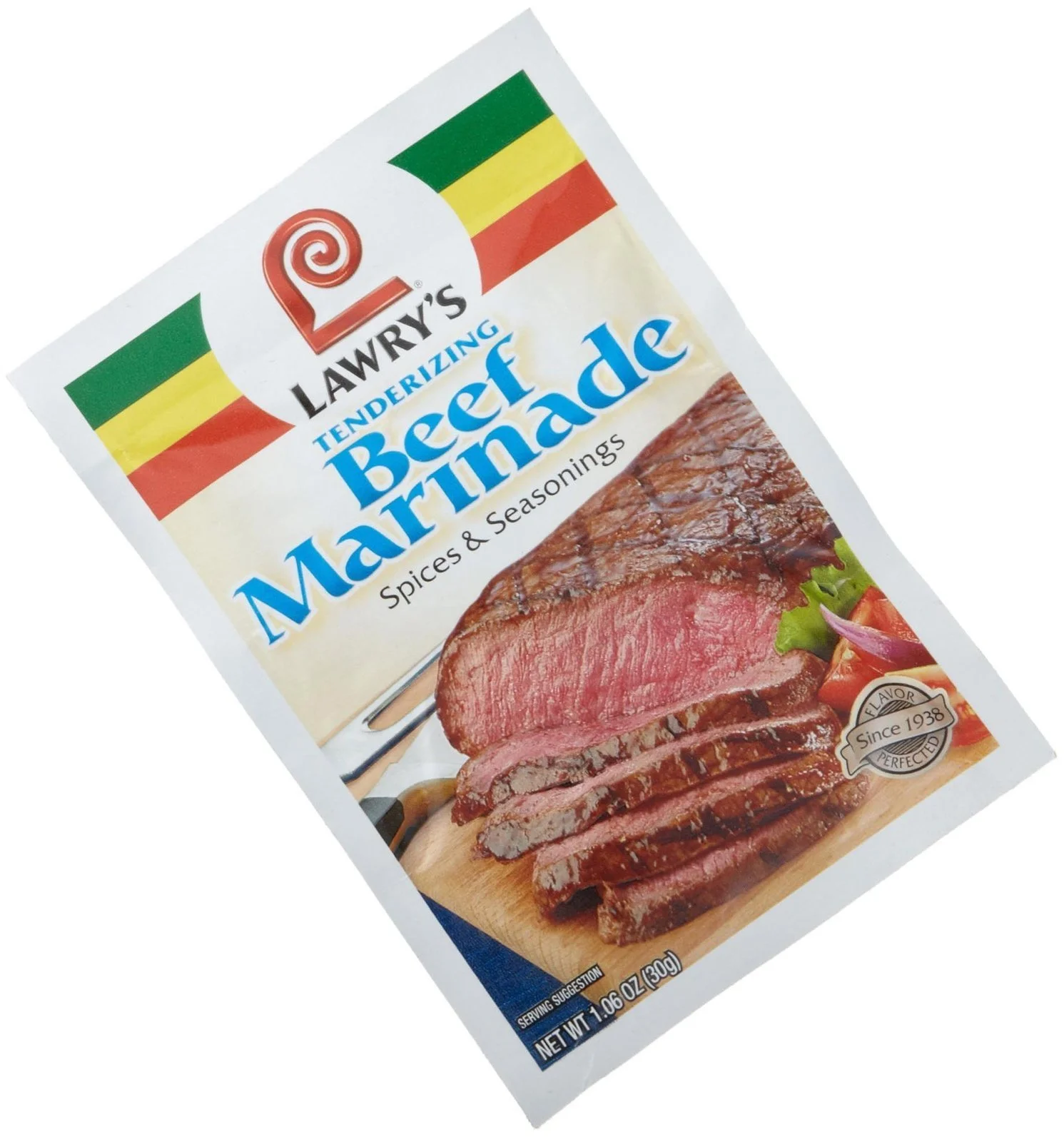 Lawry,S Tenderizing Beef Marinade Spices & Seasonings, 1.06 Oz Pkts, 24 Ct