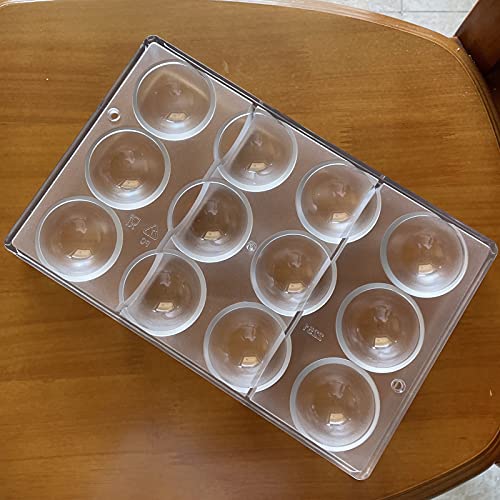 Goldbaking Ball Chocolate Mold Ball Polycarbonate Mould Chocolate Mold Hot Chocolate Bomb (Middle 2inch)