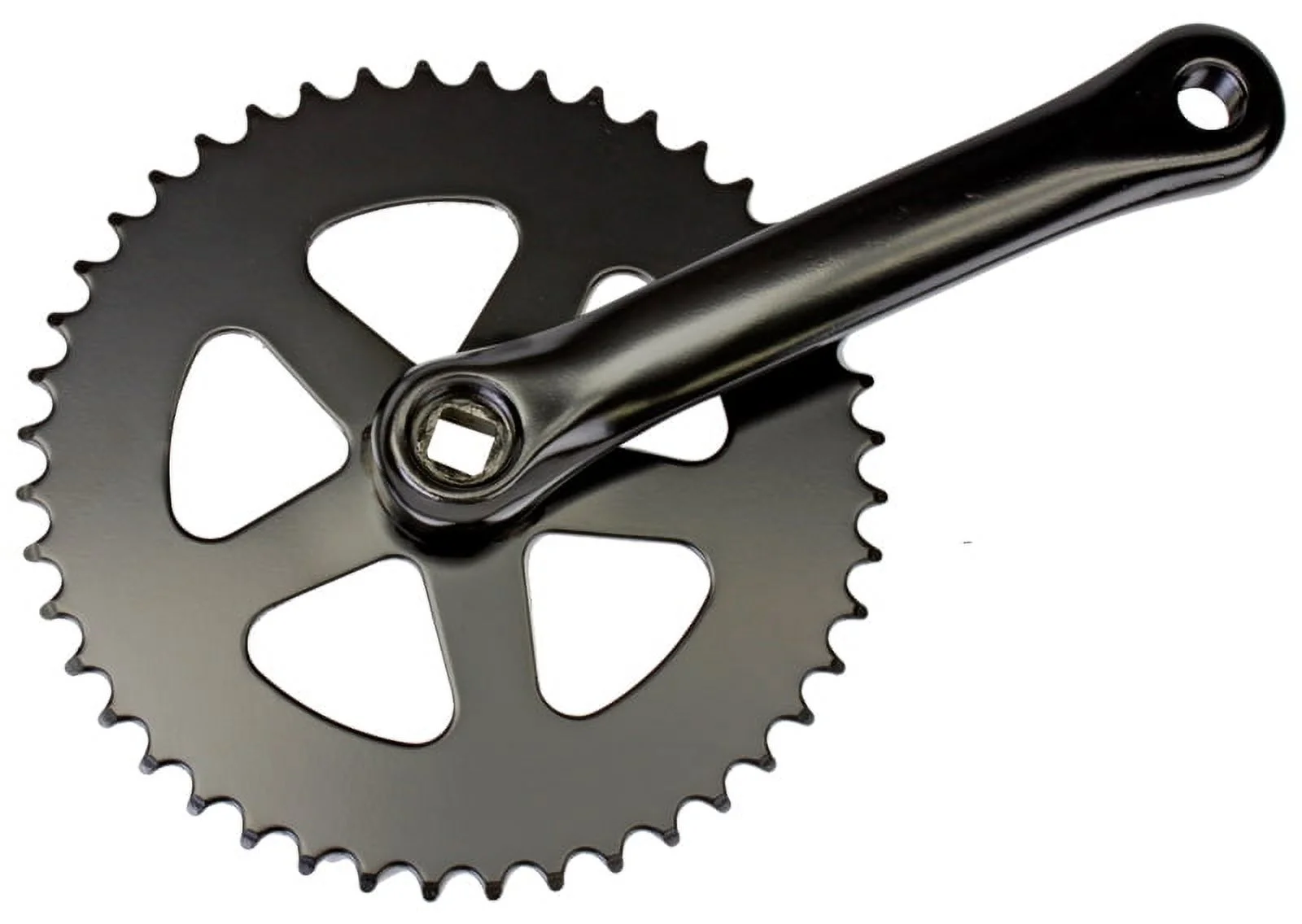 Sunlite Crankset CTLS Alloy 44 x 170 3/32 Black Steel Ring