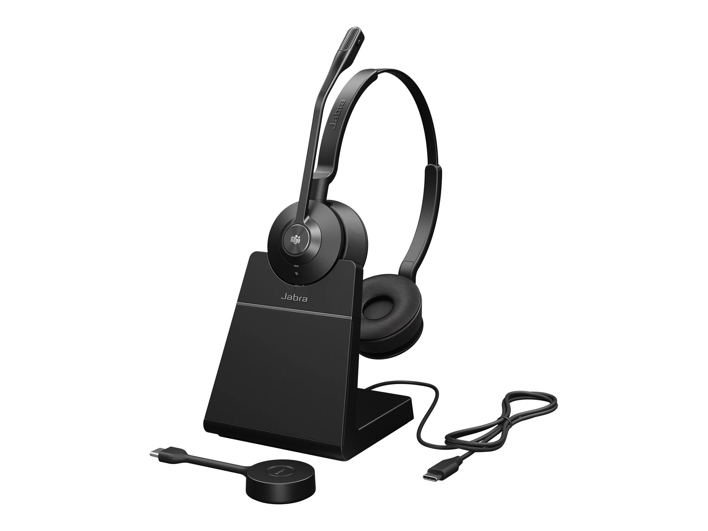 Jabra Engage 55 Stereo - Headset - on-ear - DECT - wireless - Certified for Microsoft Teams