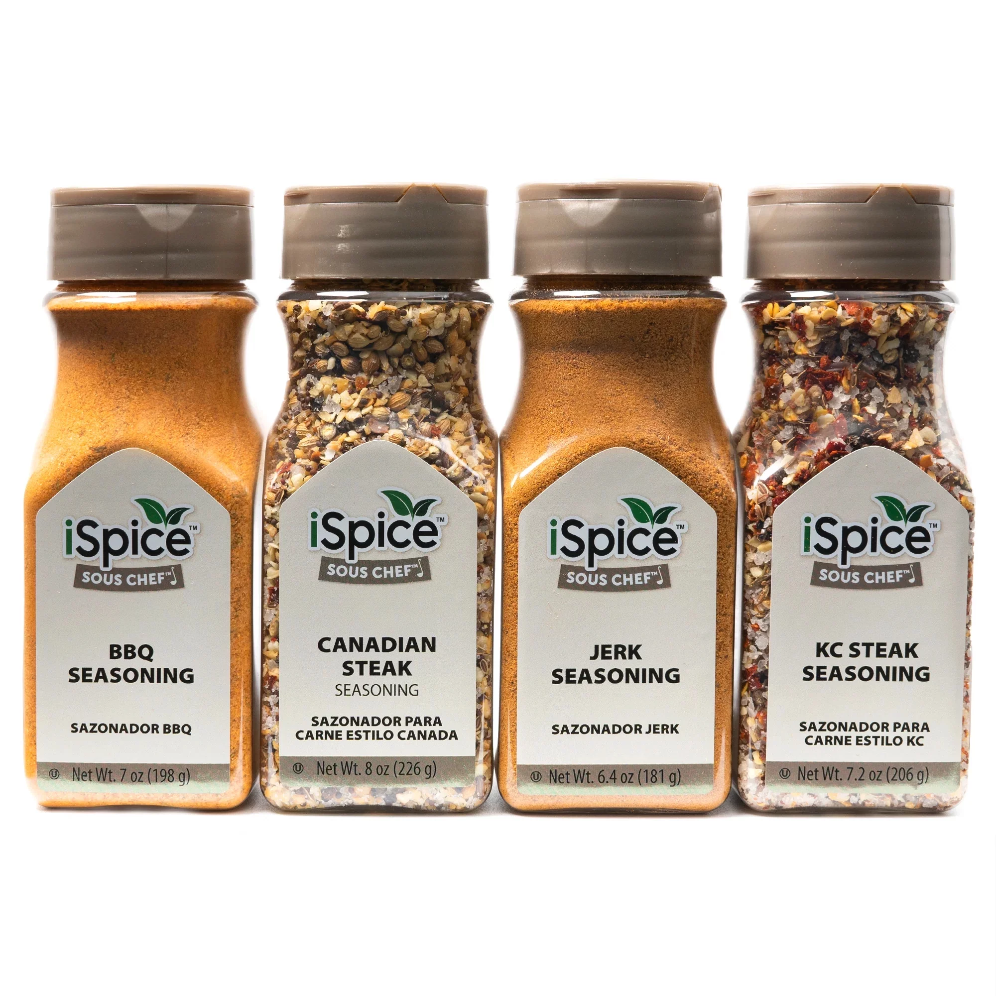 iSpice | 4 Pack of Grill Seasoning | Grill Mania | Mixed Spices  Seasonings Gift Set | Kosher