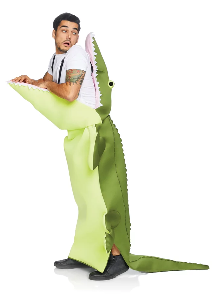 Leg Avenue Man-Eating Alligator Men's Halloween Fancy-Dress Costume for Adult, One Size