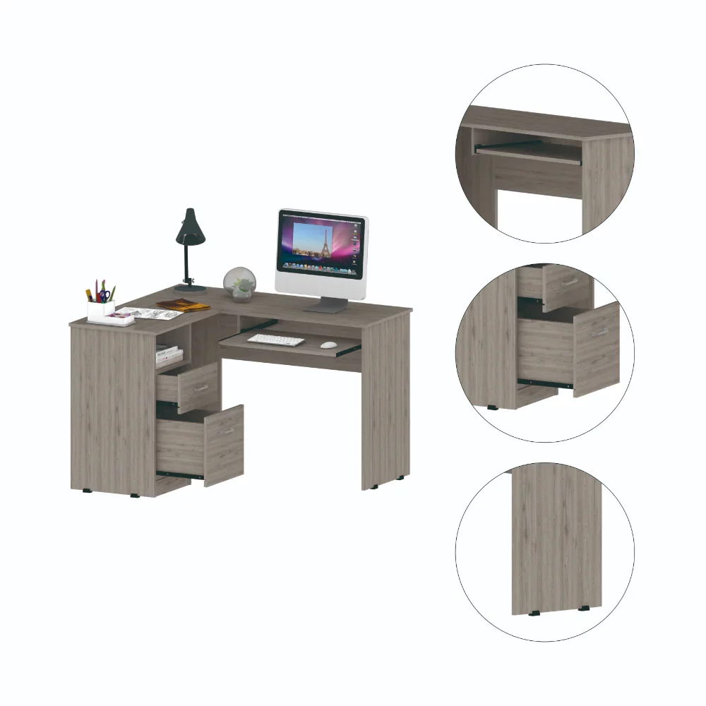 Boahaus Nagpur Desk (Gray)