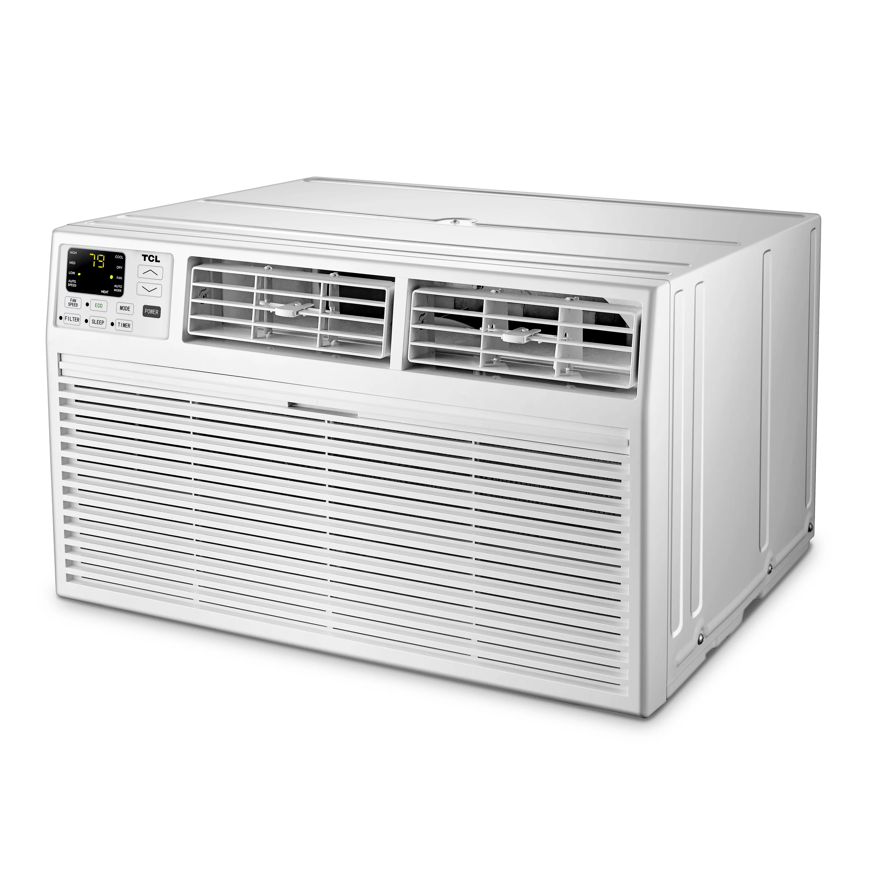 TCL Home Smart 8,000 BTU Through-The-Wall Air Conditioner, 115V, E-Star, Remote Included, White, W8T9E1-A
