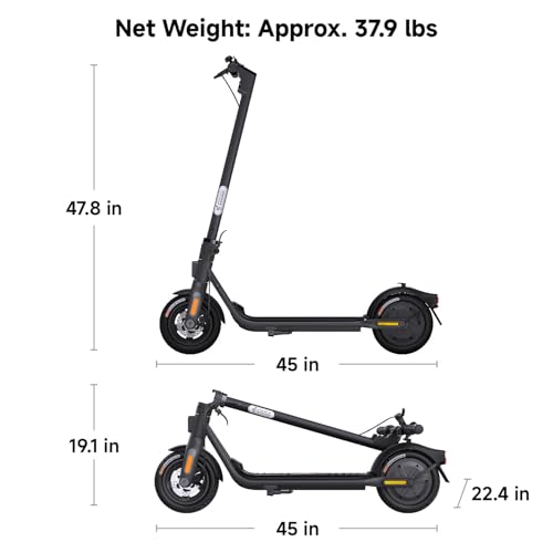 Segway Ninebot F2/F2 Pro Electric Scooter, Up to 20 MPH, Long Range, UL-2271 & UL-2272 Certified