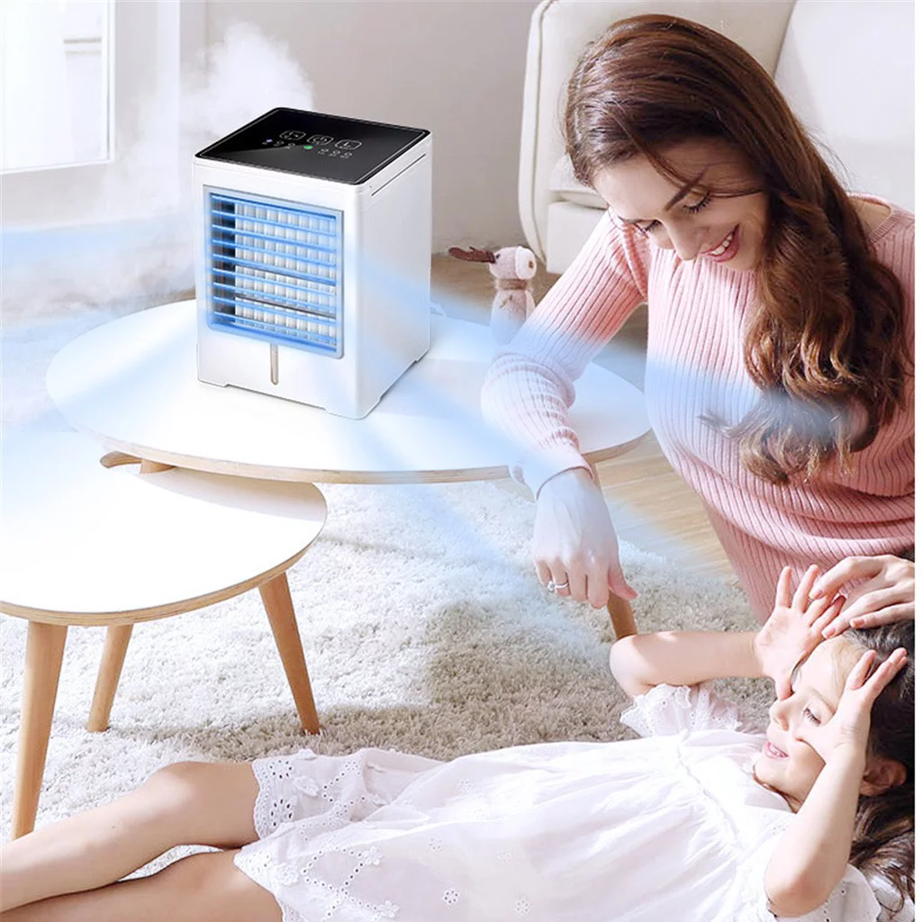 Fridja USB Charging Air Conditioner Fan Mini Cooler Portable Small Air Conditioner