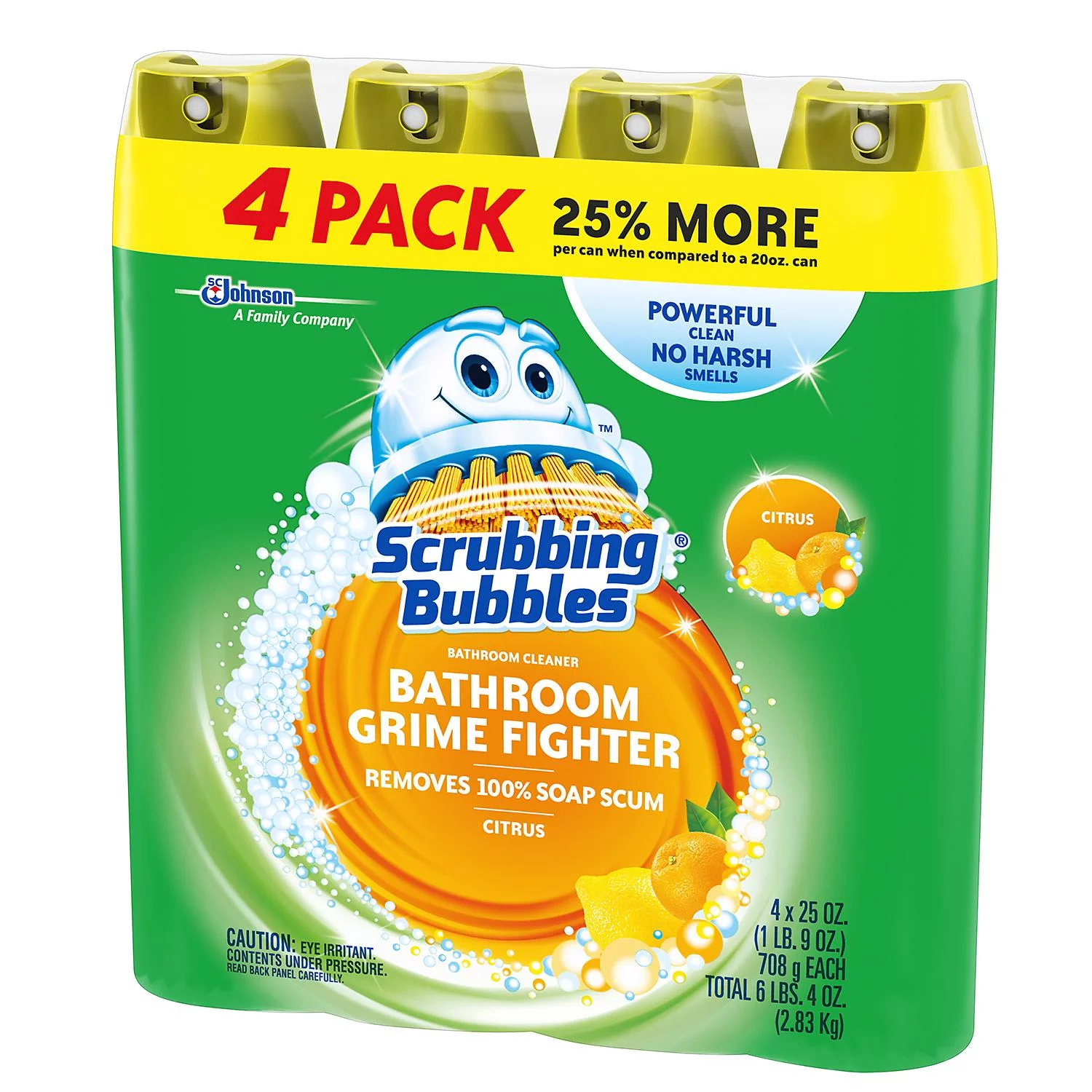 Product of Scrubbing Bubbles Foaming Bathroom Cleaner (25 oz., 4 pk.) - All-Purpose Cleaners [Bulk Savings]