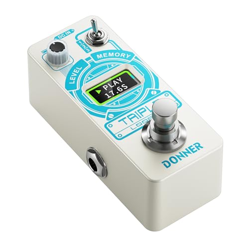 Donner Distortion Guitar Pedal, Morpher Mini Distortion 3 Modes Natural, Tight, Classic Crunch 80s Metal for Electric Guitar True Bypass