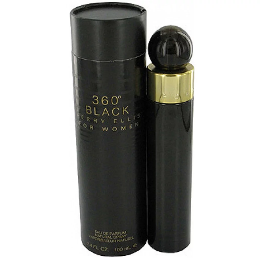 360 BLACK * Perry Ellis 3.4 oz / 100 ml Eau De Parfum Women Perfume Spray