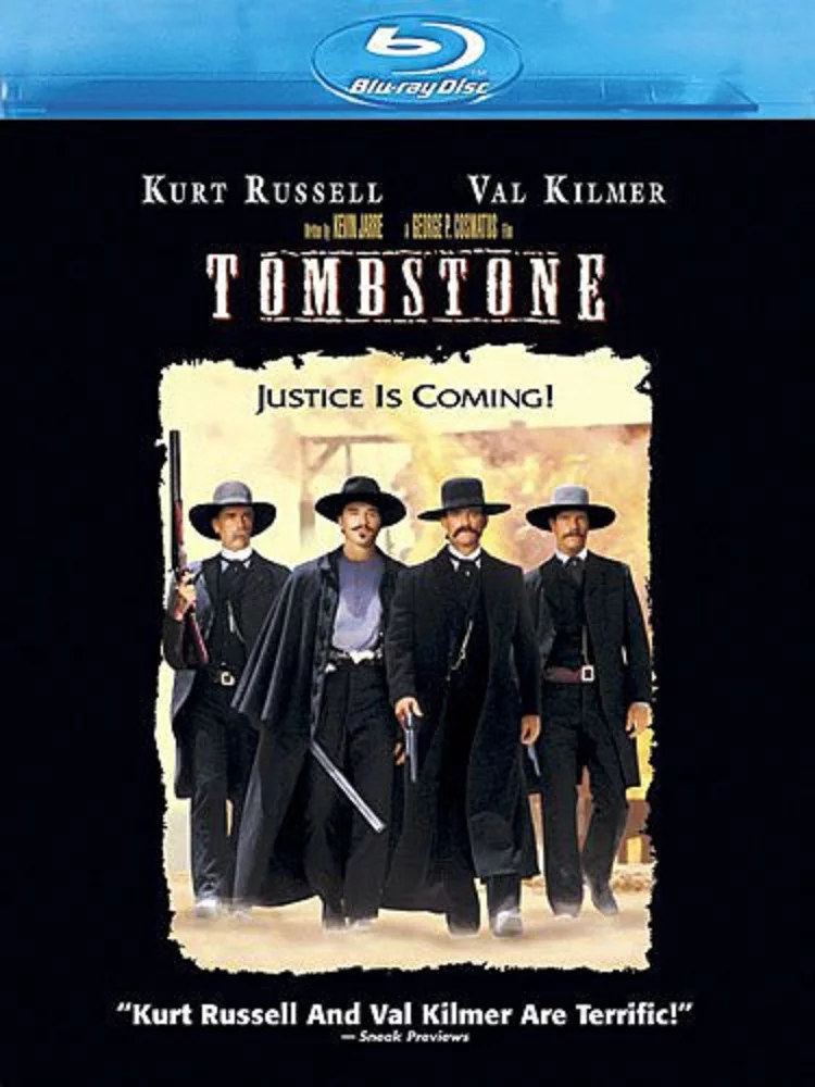 Tombstone & Bone Tomahawk Kurt Russell Double Feature 2 Disc Blu Ray Set Includes Glossy Print Movie Art Card