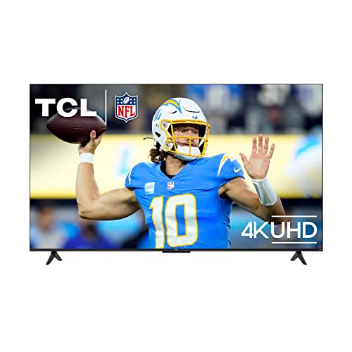 TCL 43-Inch Class S4 4K LED Smart TV with Roku TV (43S450R, 2023 Model), Dolby Vision, HDR, Dolby Atmos, Works with Alexa, Google Assistant and Apple HomeKit Compatibility, Streaming UHD Television