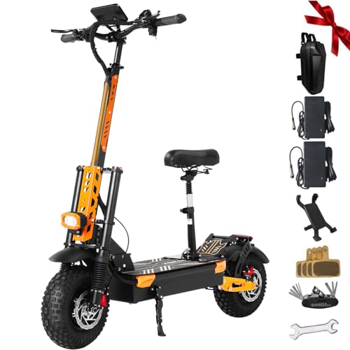 Electric Scooter for Adults 7000W Power Dual Motors Top Speed 55MPH 60V 33Ah Battery 65+ Miles Range 13