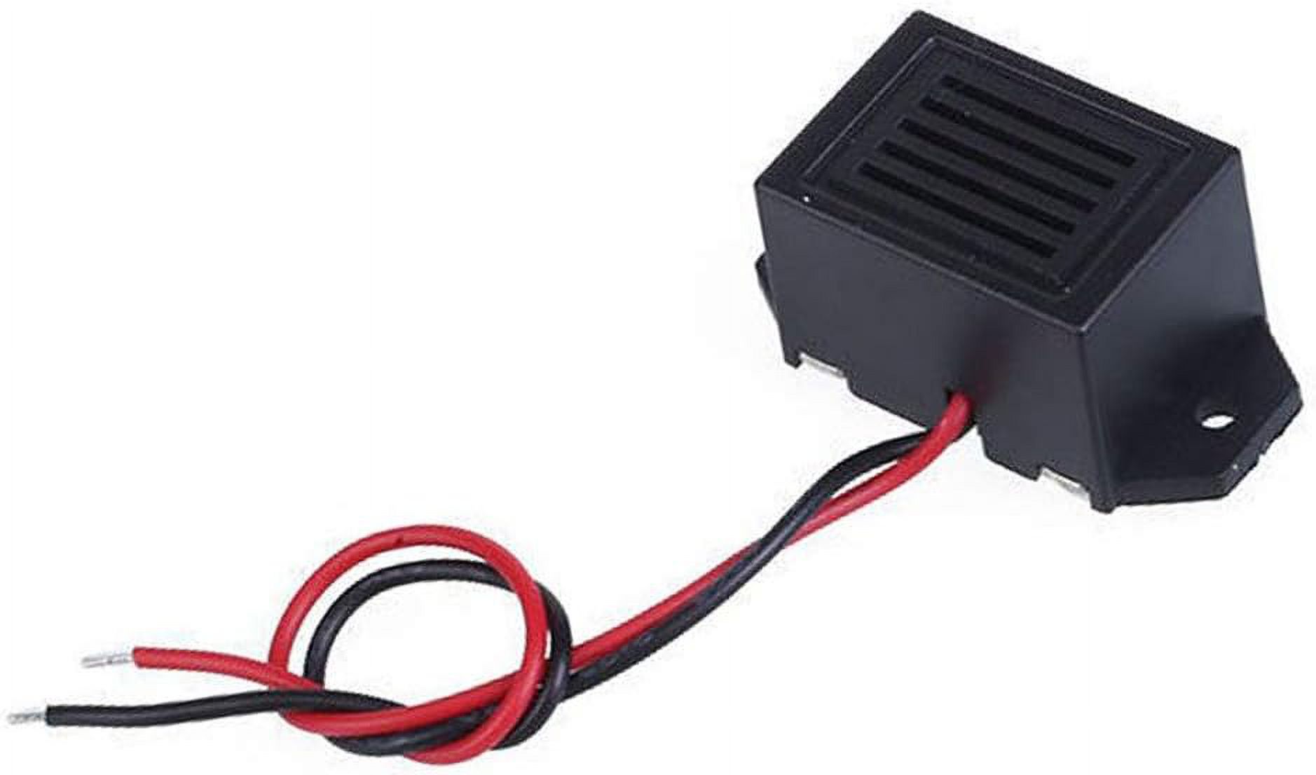 tatoko 5PCS Mini Buzzers with Leads - 12V 400Hz Morse Code Mechanical Electronic Components