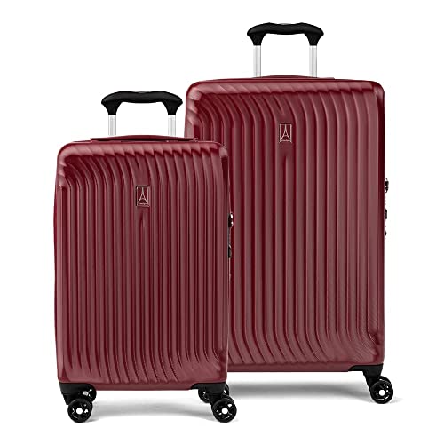 Travelpro Maxlite Air Hardside Expandable Carry on Luggage, 8 Spinner Wheels, Lightweight Hard Shell Polycarbonate Suitcase, Shadow Grey, Carry On 21-Inch