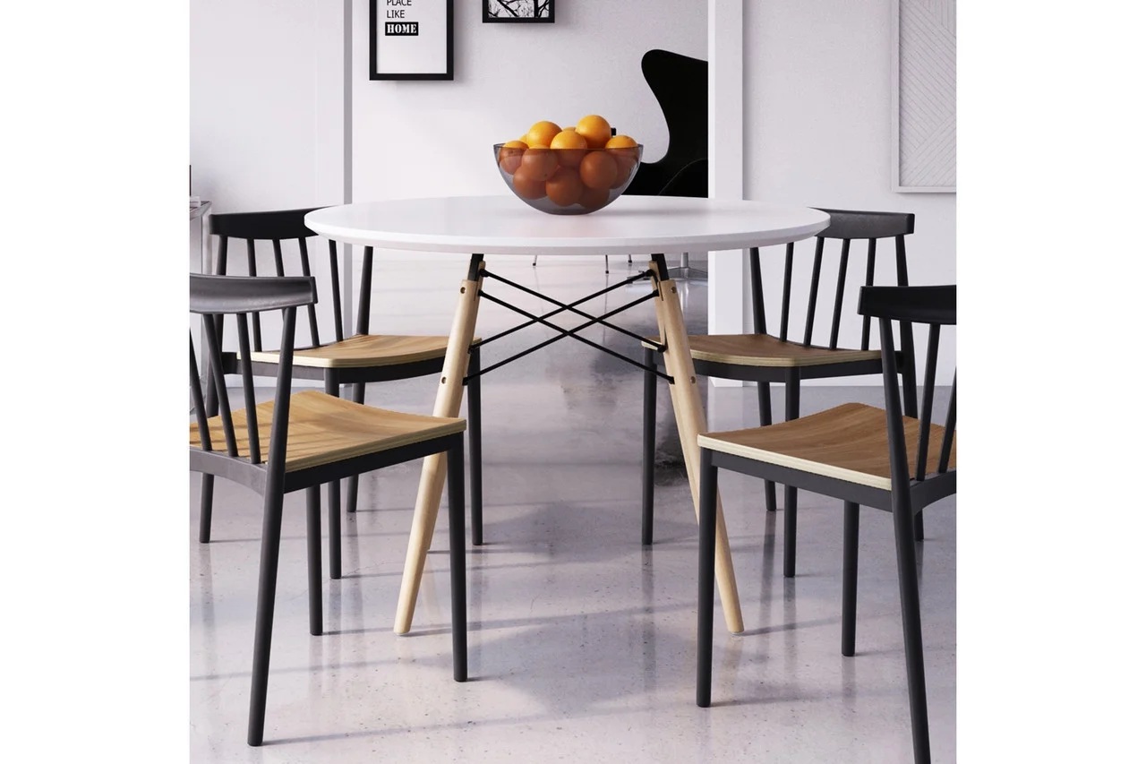 Inmod Eiffel Round Dining Table (Large)