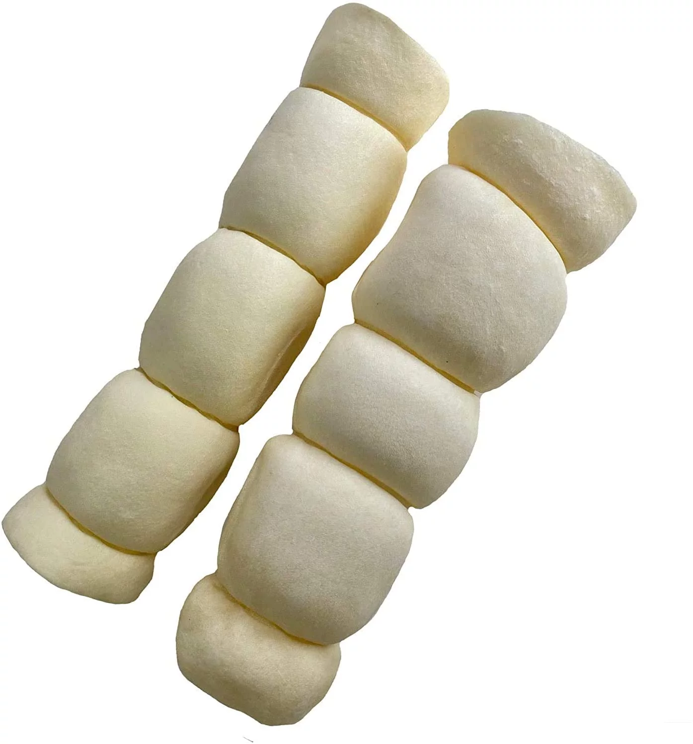 Beef Cheek Retriever Roll10-12 inches (6 Count) Beef chew for Dogs by 123 Treats