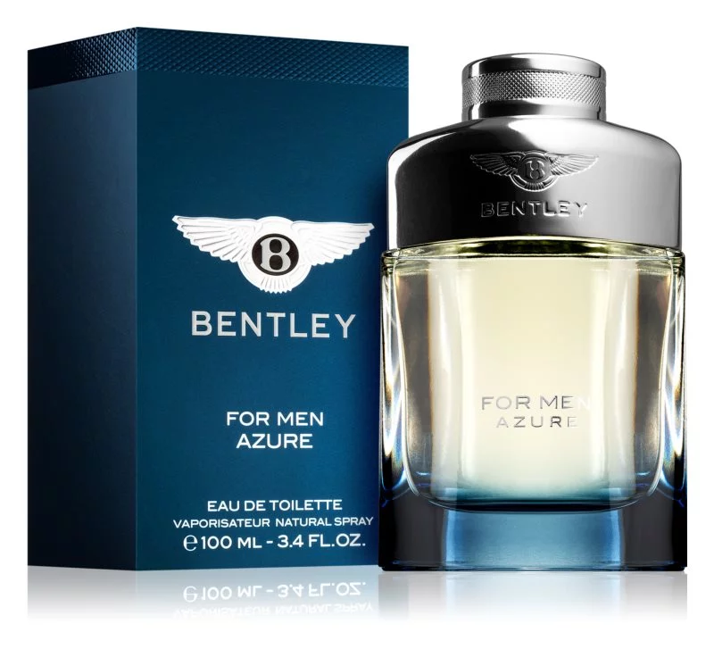 Bentley Azure Eau De Toilette Spray for Men, 3.4 OZ *EN