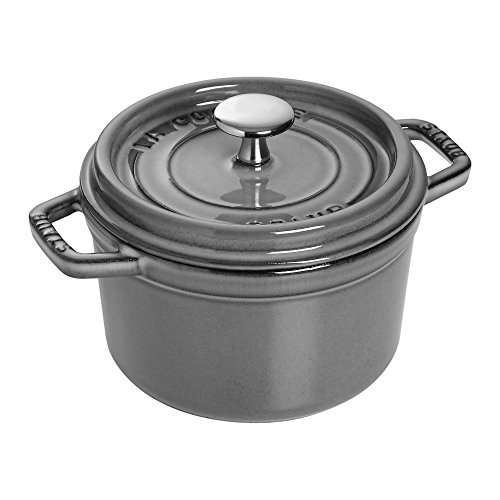 Staub 5.5 Quart Round Cocotte, Basil