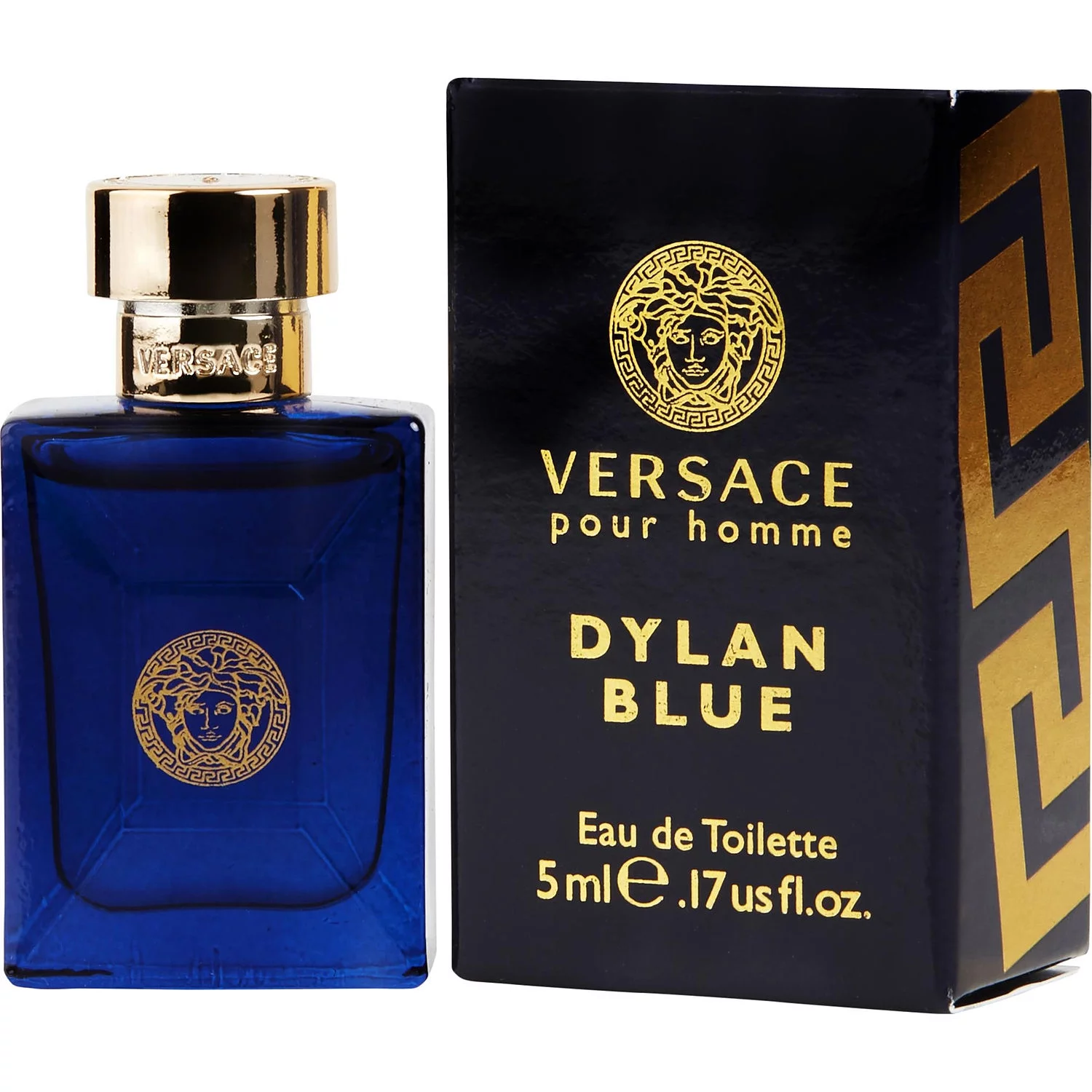 Versace Bright Crystal Absolu EDP, Dylan Blue EDT, Pour Homme EDT - 5ml 3PK Kit