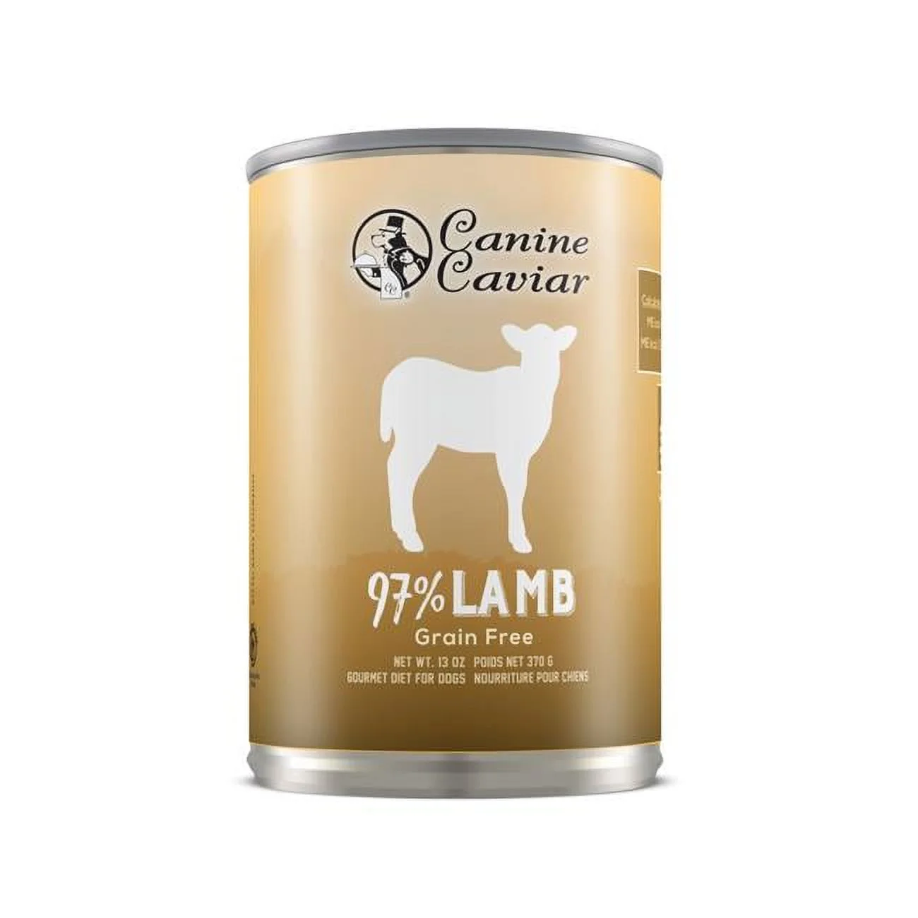 Canine Caviar 226156 Pet Foods 97 Percent Lamb Canned Diet for Dogs, Twelve Cans & Case - 13 oz Cans