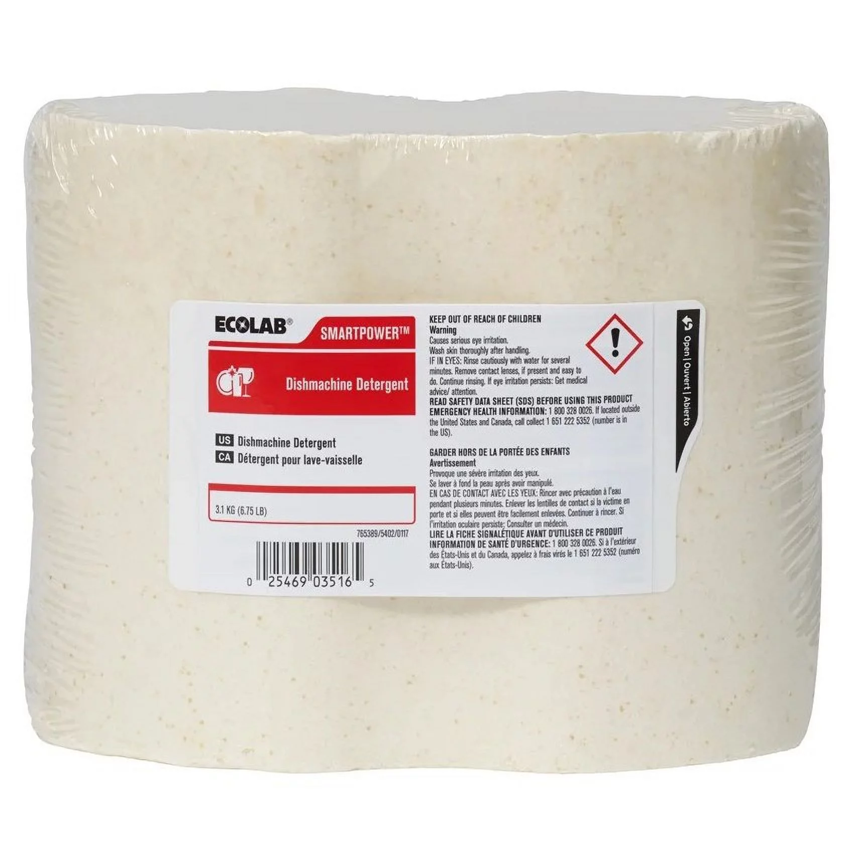 Ecolab SMARTPOWER Dish Machine Detergent, 6101202 6.75lb | 6/Case