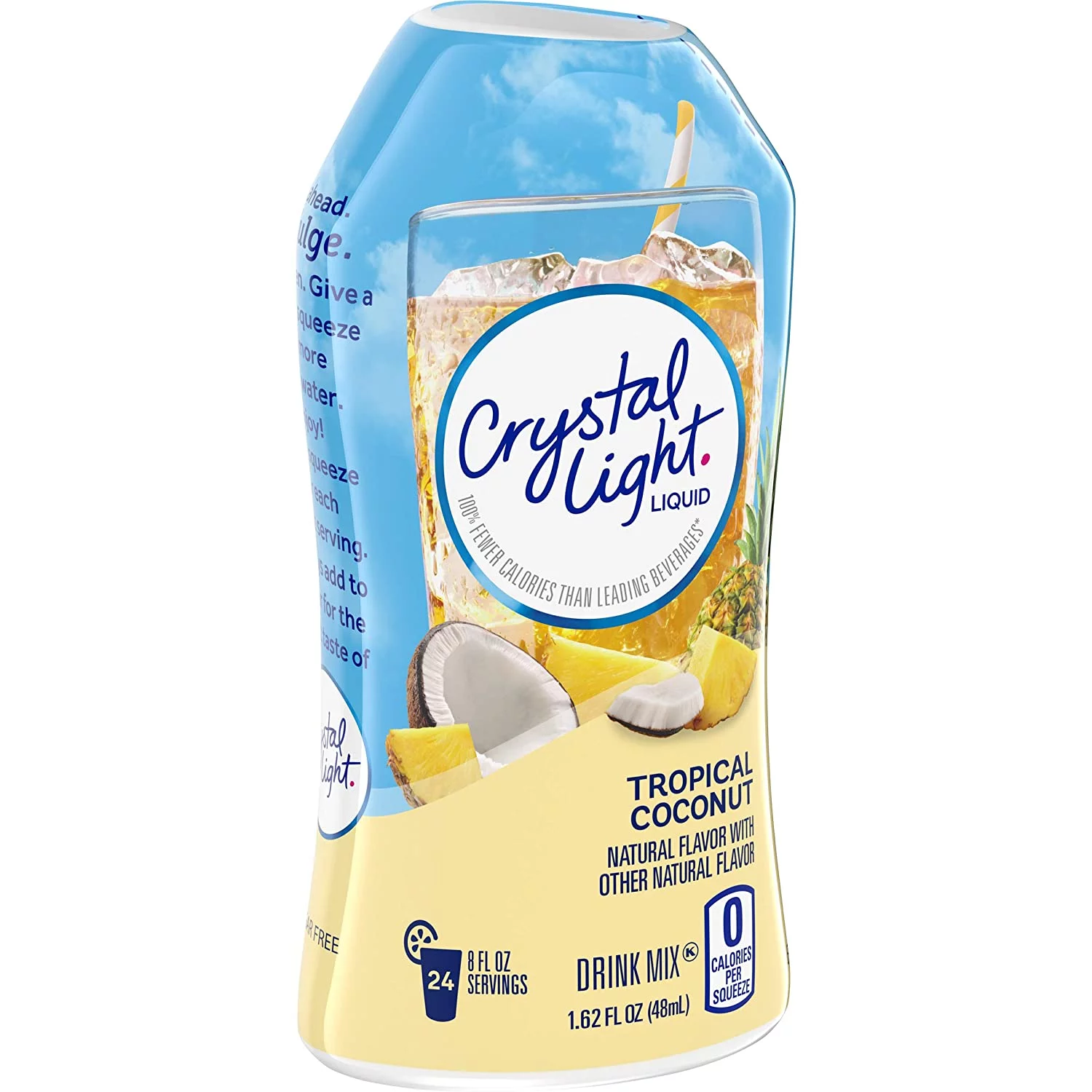 Crystal Light Liquid Drink Mix, Tropical Coconut, 1.62 OZ (Pack of 12)