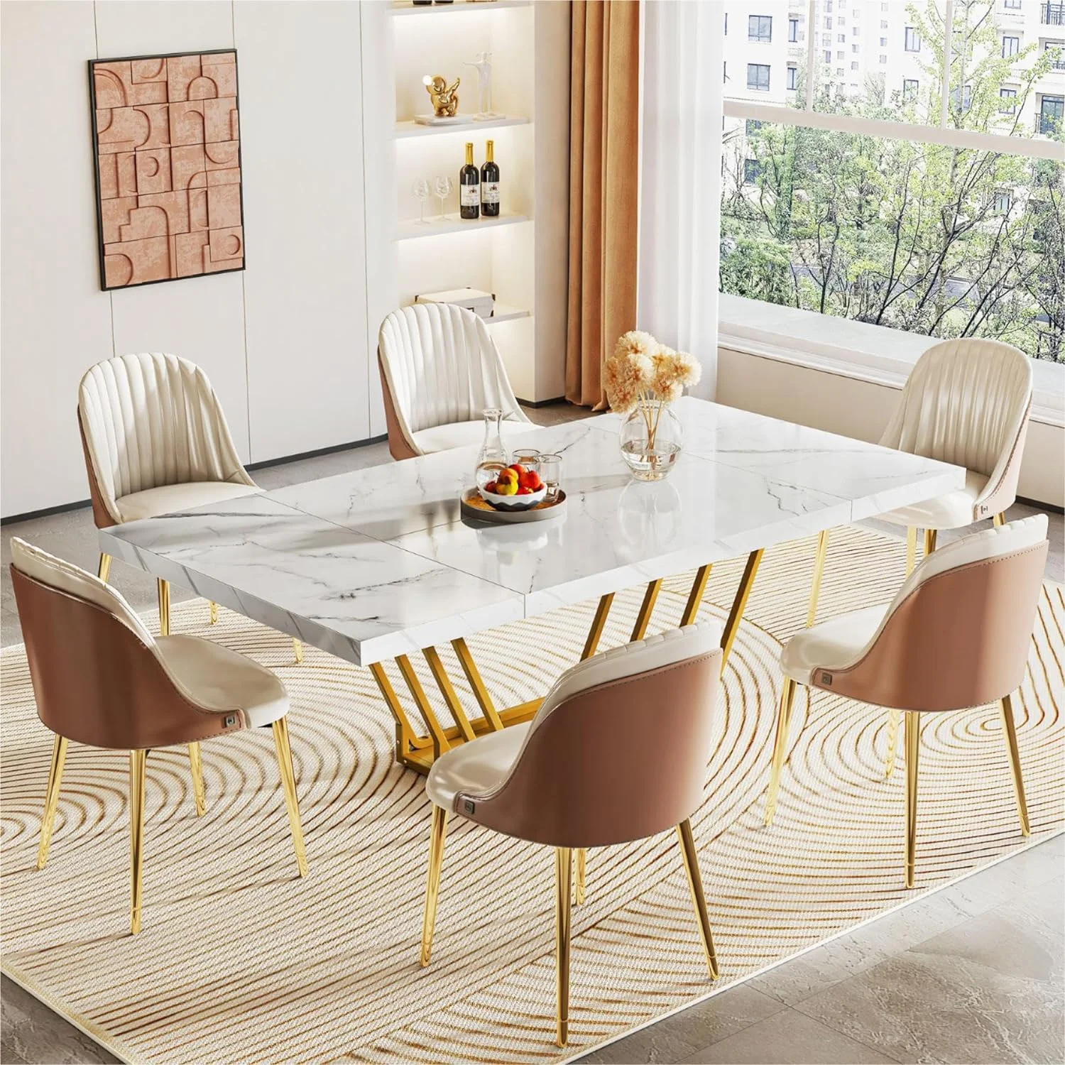 Tribesigns Dining Table, 63