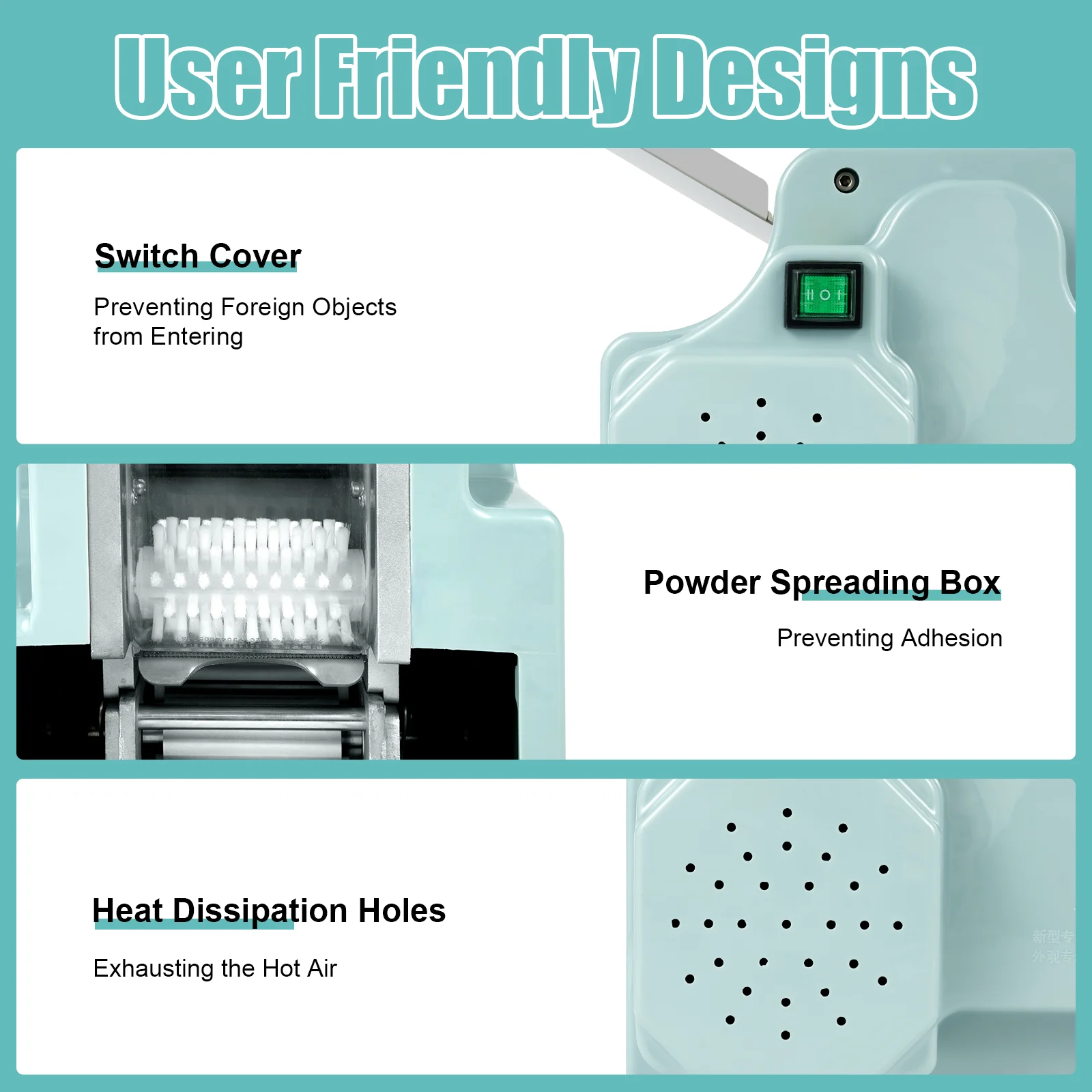 MIDUO Commercial Electric Dough Processing Maker Dumpling Skin Machine 3.15” Mold 110V