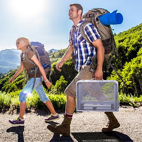 Small Folding Table, Easy for Storage, Compact and Portable Picnic Table for Grill, Outdoor Camping, Garden, Patio, Dining, BBQ, Party, Market, 2Ft (Small, Black), 15.7