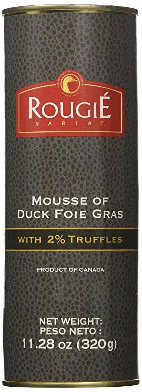 Mousse of Duck Foie Gras with 2% Truffle by Rougie (11.28 ounce)
