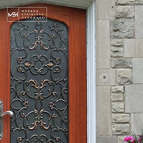 C1 Black Doorbell, C- Series Doorbell Button in Anodized Aluminum 2.36” Round x 5/32” (4mm Thick)